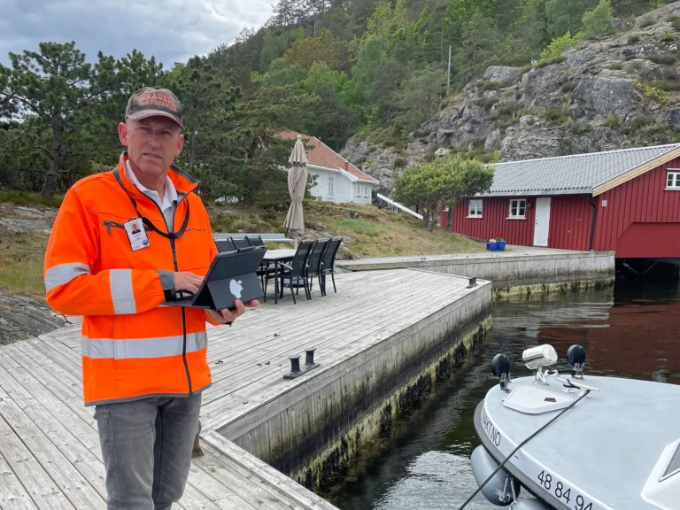 Situasjonsbilde med Kragerø Vaktservice AS