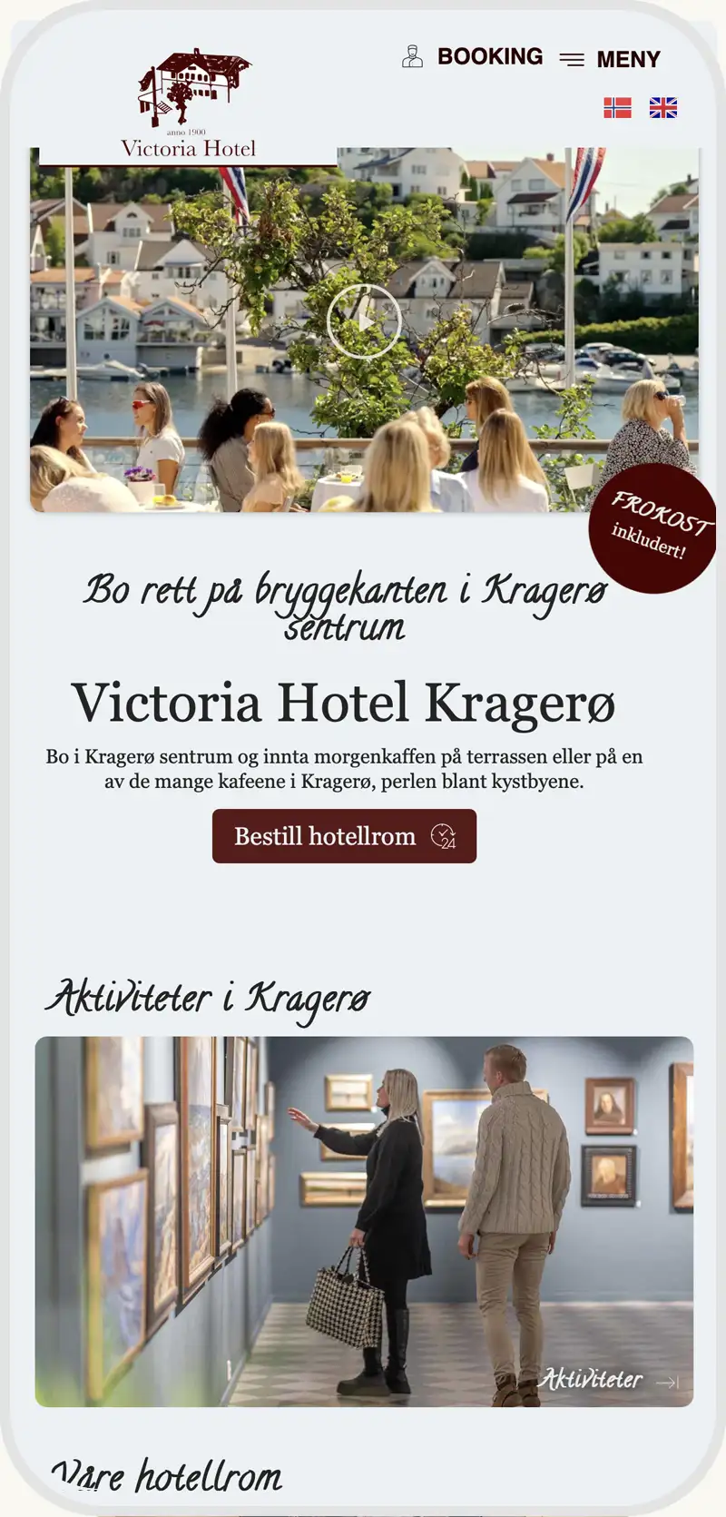 Mobil bilde fra Victoria Hotel i Kragerø
